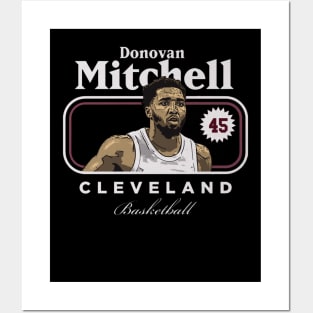 Donovan Mitchell Cleveland Cover Posters and Art